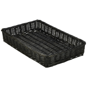 Wicker Display Basket Black 46 x 30 x 8cm