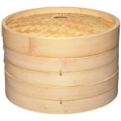 KitchenCraft World of Flavours Bamboo Vegetable Steamer 25cm