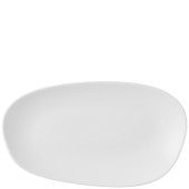 Churchill Opal White Organic Oblong Platter 26 x 15cm (Pack of 12)