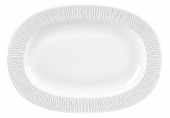 WHBALR131 Churchill Bamboo Rimmed Oval Dish 33cm