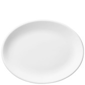 Classic White Oval Plate 11"