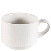 Churchill Isla White Stacking Tea/Coffee Cup 220ml/8oz (Pack of 12)