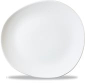 Churchill Trace White Organic Round Plate 21cm/8.25&quot; (Pack of 12)