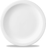 Classic White Nova Plate 7"
