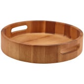 GenWare Acacia Wood Round Serving Tray 30cm/11.8"