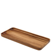 Acacia Wood Rectangular Serving Tray 30x13cm