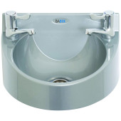 BaSix WS1-L Polycarbonate Hand Wash Sink Including Taps