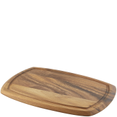 Genware Acacia Wood Serving Board 36 x 25.5 x 2cm