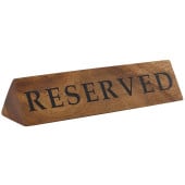 Acacia Wood Reserved Sign
