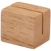 GenWare Hevea Wood Sign Holder 3 x 2.5 x 2.5cm (Pack of 12)