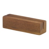 Acacia Wood Sign Holder 9 x 3 x 3cm (Pack of 12)