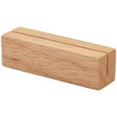 GenWare Hevea Wood Sign Holder 9 x 2.5 x 2.5cm (Pack of 12)