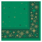 Swantex Merry & Bright Festive Lunch Napkin 33cm 2ply Pine (Pack of 1000)