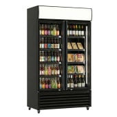 Prodis Upright Commercial Display Fridge Double Door 750 Litre
