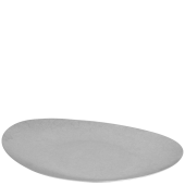 Vintage Steel Elliptical Shallow Plate 29cm x 24cm/11.5 x 9.5"