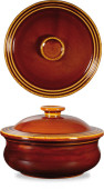 Art de Cuisine ZCAGLSPT1 Rustic Brown Lidded Stew Pot 14cm 43cl