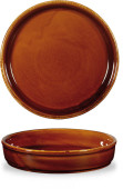 Art de Cuisine ZCAGMD201 Rustic Brown Mezze Dish/Tray 20cm 55cl