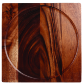 Art de Cuisine Menu Wood Square Board 33.5 x 33.5cm/13.19 x 13.19" (Pack of 4)