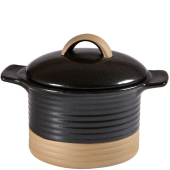 Art de Cuisine Igneous Black Cocotte and Lid 14cm (Pack of 6)