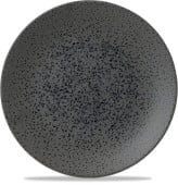Menu Shades Caldera Flint Grey Coupe Plate 11.37 Inch