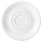 Genware Porcelain Saucer Double Well 15cm