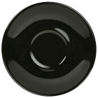 Genware Porcelain Saucer 12cm Black