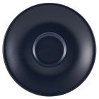 Genware Porcelain Matt Blue Saucer 12cm/4.75" - Overhead