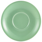Genware Porcelain Saucer 13.5cm Green
