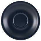Genware Porcelain Matt Blue Saucer 13.5cm/5.25" - Overhead