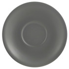 Genware Porcelain Saucer 13.5cm Matt Grey