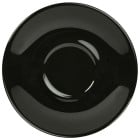Genware Porcelain Saucer 16cm Black
