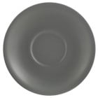 Genware Porcelain Saucer 16cm Matt Grey