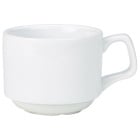 Genware Porcelain Stacking Cup 20cl