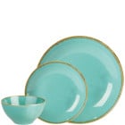 Seasons By Porcelite 18 Piece Dinner Set Sea Spray Blue