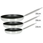 Celar 3 Piece  Aluminium Granite Non Stick Frying Pan Set