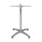 Bolero Aluminium Four Leg Dining Table Base