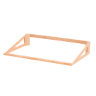 Churchill Comas Beech Wood Crates Low Slanted Riser 10cm (Pack of 4)