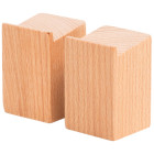 Churchill Comas Beech Wood Crates Height Adjusters 6cm (Pack of 4)