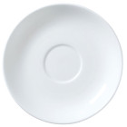 William Edwards Classic White Coupe Tea Saucer Low 15cm/6" (Pack of 12)