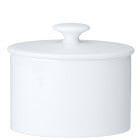 William Edwards Classic White Coupe Oval Sugar Lid Fits AND0335 (Pack of 12)