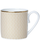 William Edwards Diamond Gold Coupe Coffee Can Cup 6cm/2" 100ml/3.5oz (Pack of 12)