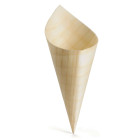 Wooden Serving Cone 180x95mm (Pack of 50)
