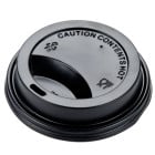 Black Plastic Sip Through Lid (for 8oz Cup) x1000