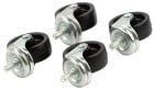 Black Bottle Skip Castors (Set of 4)