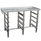 DC Pass Through Entry/Exit Table Left to Right with Basket Storage Racks