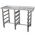 DC Pass Through Entry/Exit Table Right to Left with Basket Storage Racks