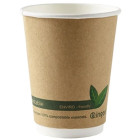 Compostable Paper Cup Double Walled Kraft 355ml/12oz (Pack of 500)