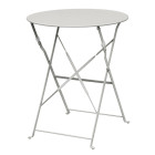 Bolero Perth Grey Pavement Style Steel Table 595mm