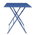 Bolero Perth Pavement Style Square Table Dark Navy