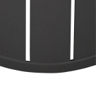 Bolero Aluminium Round Table Top Black 580mm